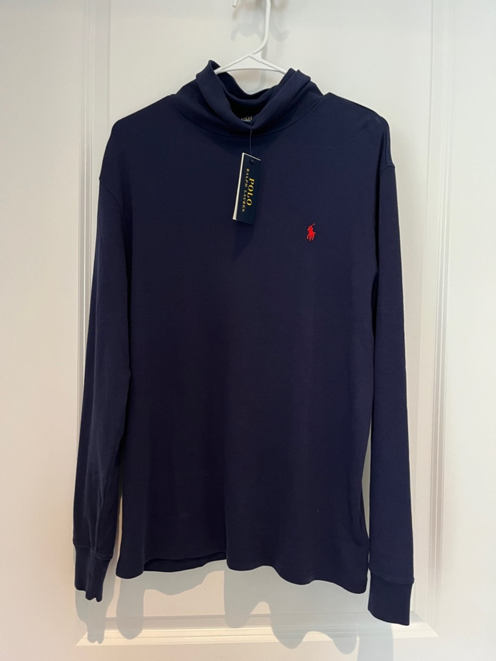 Polo by Ralph Lauren Navy Turtleneck Long Sleeve Tee